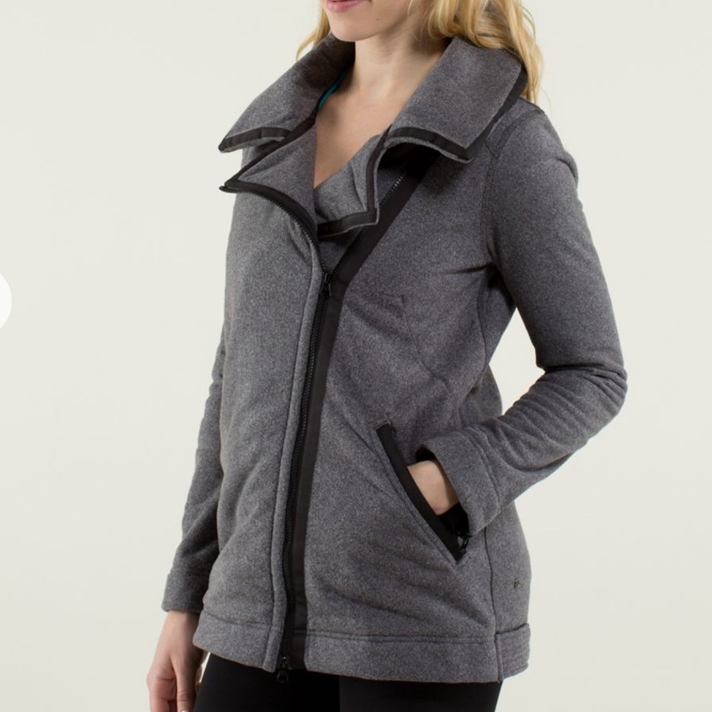 Lululemon Ambient Grey Moto Jacket